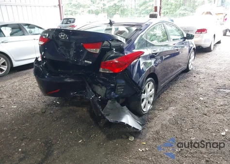 2012 Hyundai Elantra Limited из США, поврежденный, VIN 5NPDH4AE3CH120569